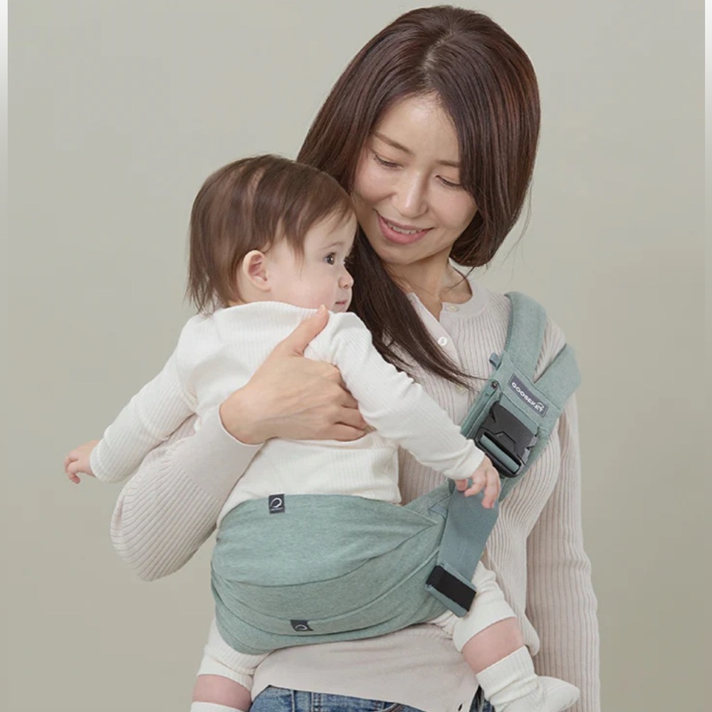 Gooseket Toddler sling carrier- green